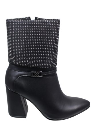 BOTINES CON PEDRERIA PARA MUJER 7 1/2 Generic
