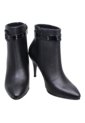 BOTIN TACON PUNTILLA PARA MUJER NEGRO de Generic