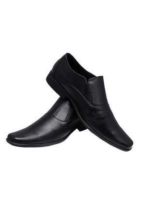 Zapato Hombre Mocasín Puntudo En Cuero