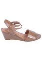 Sandalias Petula Con Taco Tipo Cuña Para Mujer Beige Comfort Plus 201274 de Generic