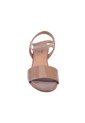 Sandalias Petula Con Taco Tipo Cuña Para Mujer Beige Comfort Plus 201274 de Generic