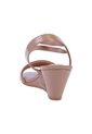 Sandalias Petula Con Taco Tipo Cuña Para Mujer Beige Comfort Plus 201274 de Generic