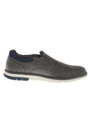 Zapatos Casuales Fortis Ii Para Hombre Gris Oscuro Comfort Plus 201682