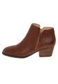 Botines Ashlee Con Taco Para Mujer Cogñac Comfort Plus 210194 de Generic