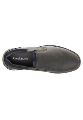 Zapatos Casuales Fortis Ii Para Hombre Gris Oscuro Comfort Plus 201682