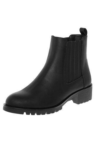 Botines Chelsea Para Mujer Negro Comfort Plus 210211 Generic