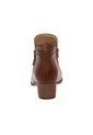 Botines Ashlee Con Taco Para Mujer Cogñac Comfort Plus 210194 de Generic