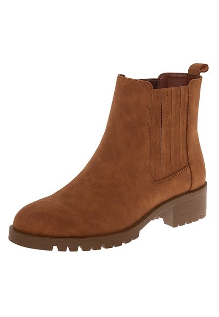Botines Chelsea Para Mujer Cogñac Comfort Plus 210213
