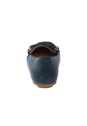 Zapatos Casuales Tipo Mocasín Deja Para Mujer Azul Comfort Plus 210633