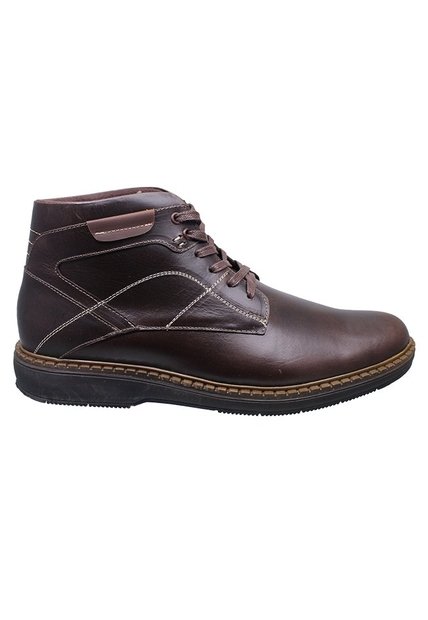 Bota De Cuero Para Hombre Casual