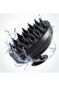 Cepillo Masajeador De Silicona Para Cuero Cabelludo Exfoliante Capilar Negro de Generic