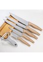 Set De 5 Cuchillos De Cocina + Pelador De Papas de Generic