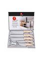 Set De 5 Cuchillos De Cocina + Pelador De Papas de Generic