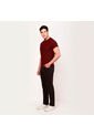 Sweater Tipo Camiseta Lec Lee Para Hombre - Vinotinto Rojo/M de Generic