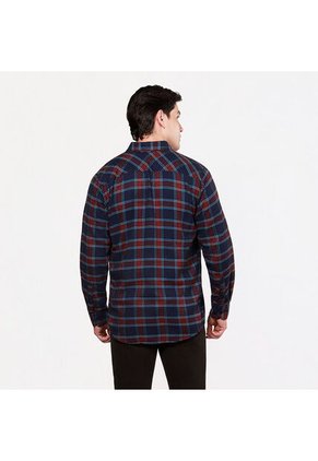 Camisa Leñadora Lec Lee Para Hombre - Vinotinto Rojo/XL