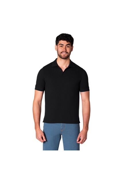 Camiseta Polo Para Hombre Lec Lee Negro