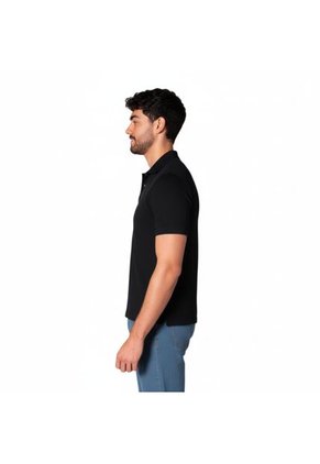 Camiseta Polo Para Hombre Lec Lee Negro