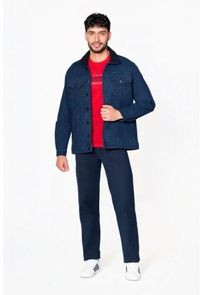 Chaqueta Para Hombre Índigo Con Ovejero Lec Lee M