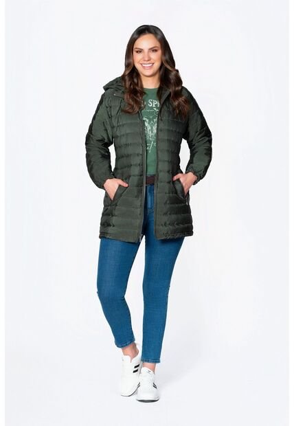 Chaqueta Acolchada Para Mujer Lec Lee