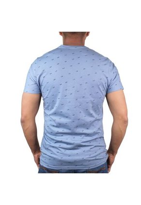 Camiseta Cuello Redondo Regular Fit Azul Claro Azul Claro/L