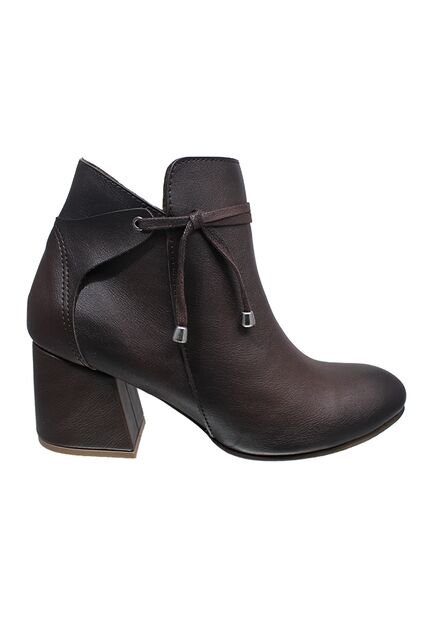 Botín Dama Tacón Ancho 5 12