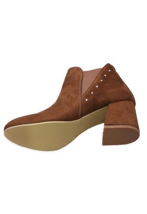 Botín Tacón Dama Textil Con Resorte