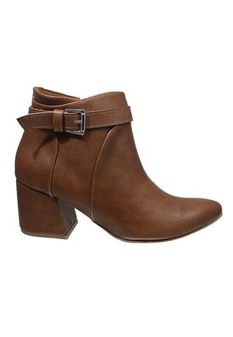Botines Para Mujer Tacón Ancho 5 12 Generic
