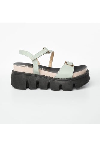 SANDALIAS GERAL'S MUJER 6049-PT VERDE Talla 36 GERAL'S
