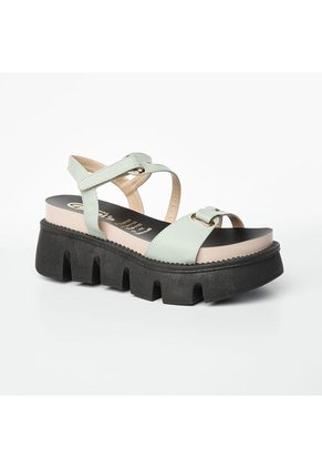 SANDALIAS GERAL'S MUJER 6049-PT VERDE Talla 37