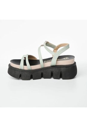 SANDALIAS GERAL'S MUJER 6049-PT VERDE Talla 37