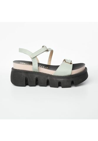 SANDALIAS GERAL'S MUJER 6049-PT VERDE Talla 36 GERAL'S