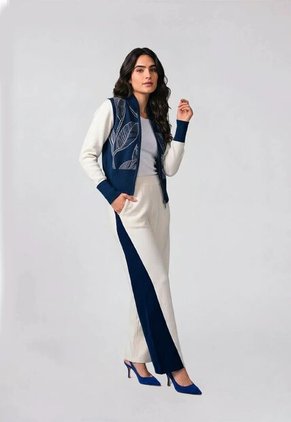 Pantalón Sofía - Marfil/Azul - Giive