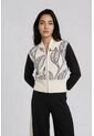 Chaqueta Sofía - Negro/Marfil - Give de Giive