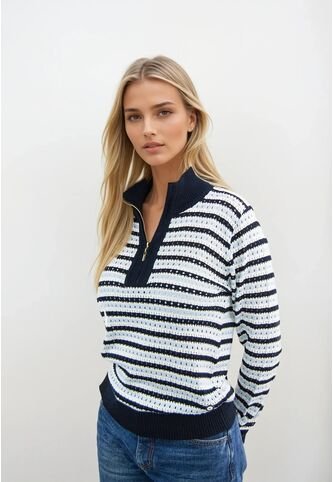 Camisero Isolda - Marfil/Azul - Give Giive