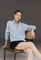 Chaqueta Trenzada - Azul Claro - Give de Giive