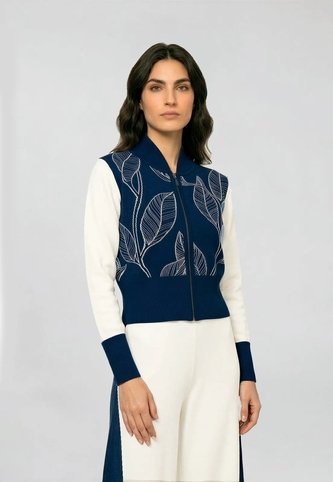 Chaqueta Sofía - Azul/Marfil - Give Giive