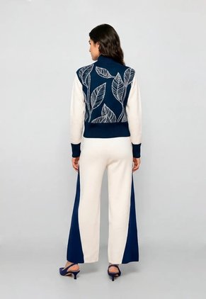 Pantalón Sofía - Marfil/Azul - Giive