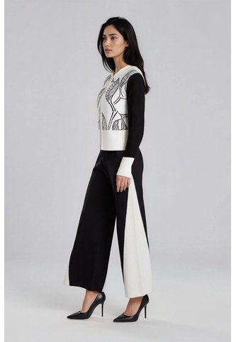 Pantalón Sofía - Negro/Marfil - Giive Giive