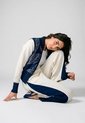 Pantalón Sofía - Marfil/Azul - Giive de Giive