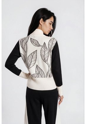 Chaqueta Sofía - Negro/Marfil - Give