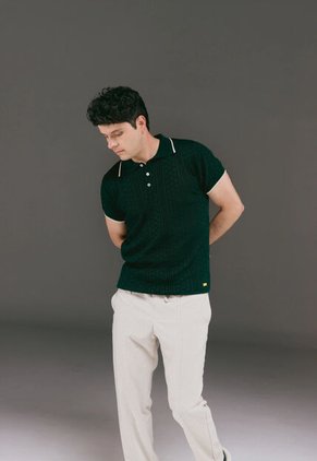 Camiseta Polo Cuadros - Verde - Giive
