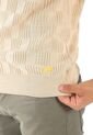 Camiseta Polo Cuadro Canales Cremallera - Beige - Giive de Giive