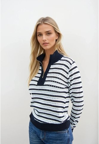Camisero Isolda - Marfil/Azul - Give Giive