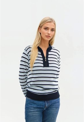Camisero Isolda - Marfil/Azul - Give