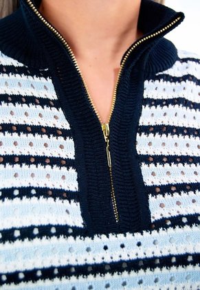 Camisero Isolda - Marfil/Azul - Give