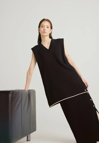 Chaleco Andrea - Negro - Give Giive