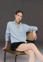 Chaqueta Trenzada - Azul Claro - Give de Giive