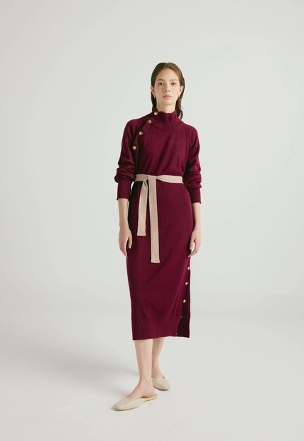 Vestido Danielle - Burdeos - Give