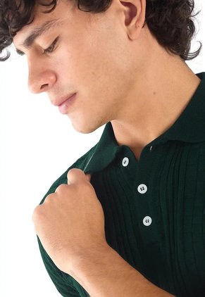 Camiseta Polo Cuadros - Verde - Giive