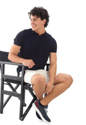 Camiseta Polo Canales - Azul Oscuro - Giive